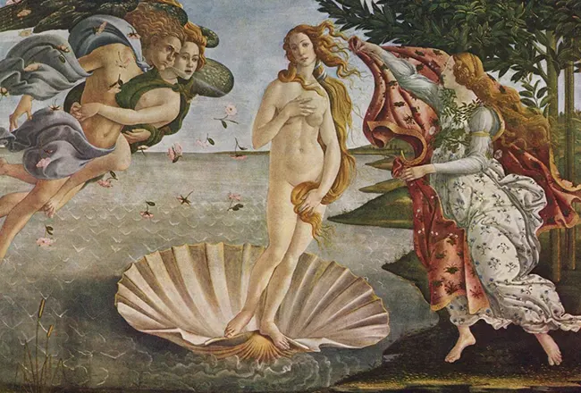 El nacimiento de Venus – Sandro Botticelli